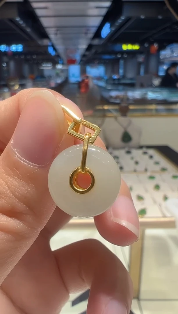 【闪购商品】和田玉颈饰银S925镶嵌10