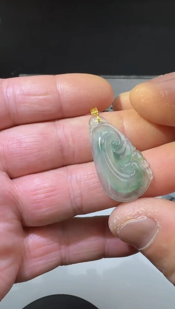 【闪购商品】定制翡翠18K金镶嵌00057332