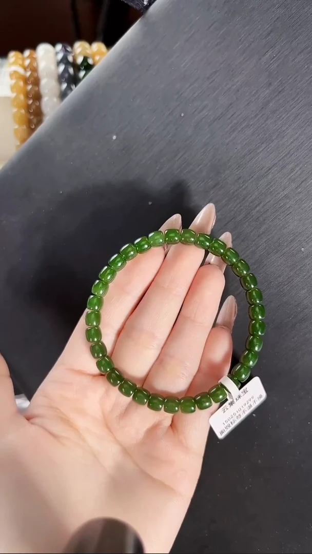 颈饰未镶嵌和田玉拍一发一 所见即所得 6mm