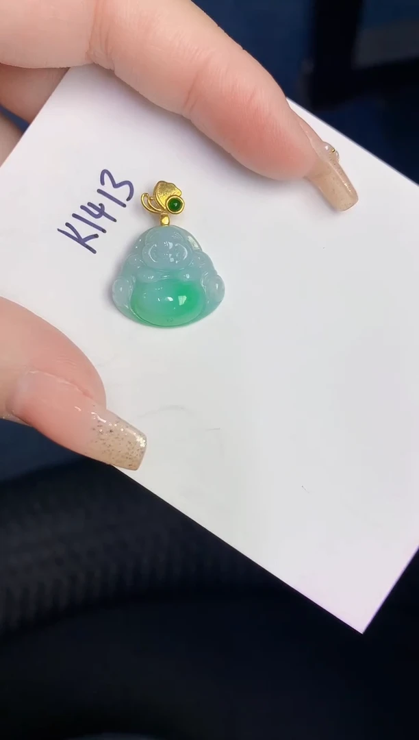 颈饰未镶嵌翡翠缅甸天然翡翠A货