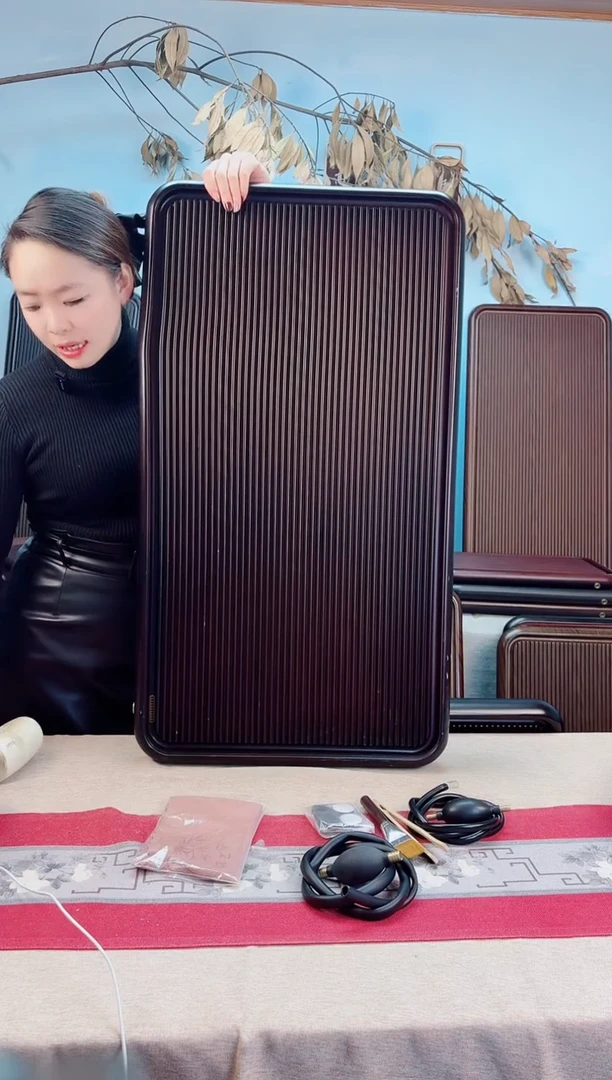 李*星千川黑胡桃色款式茶盘90*50*5