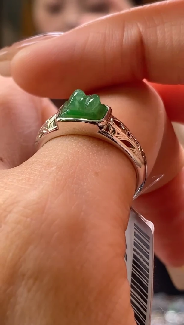 颈饰银S925镶嵌翡翠净货15489