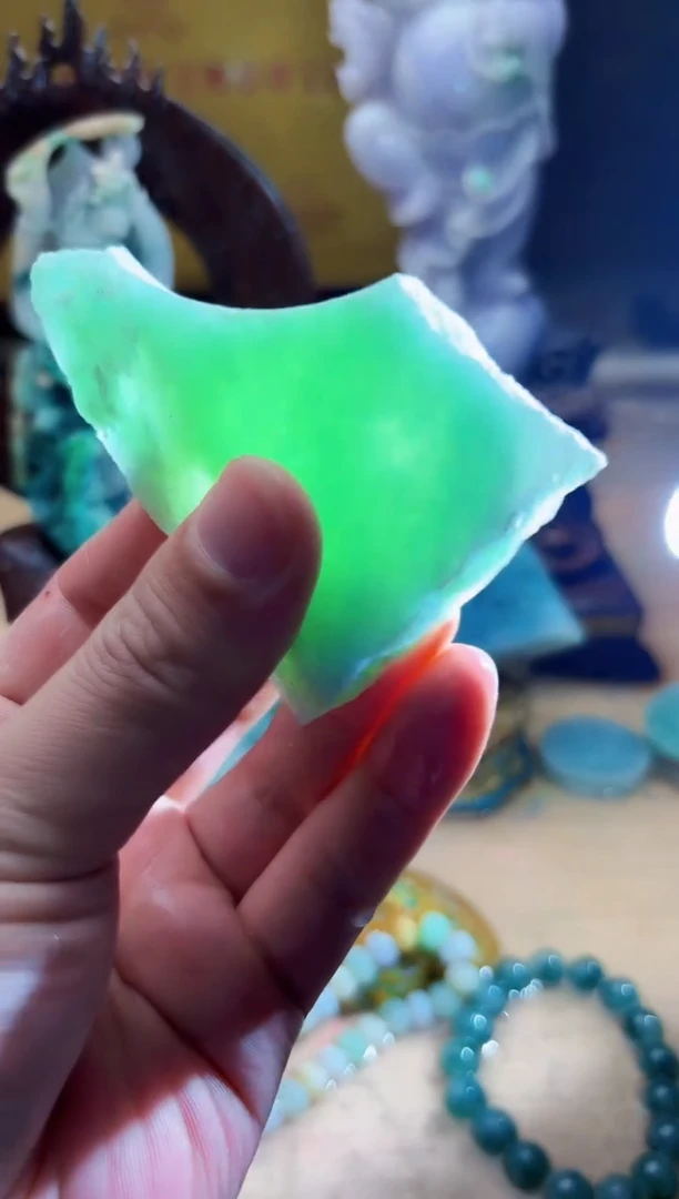 未镶嵌挂件翡翠A货张麦8284