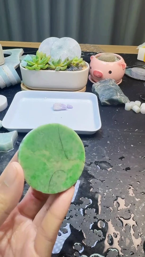 翡翠未镶嵌颈饰法*058天然缅甸A货翡翠