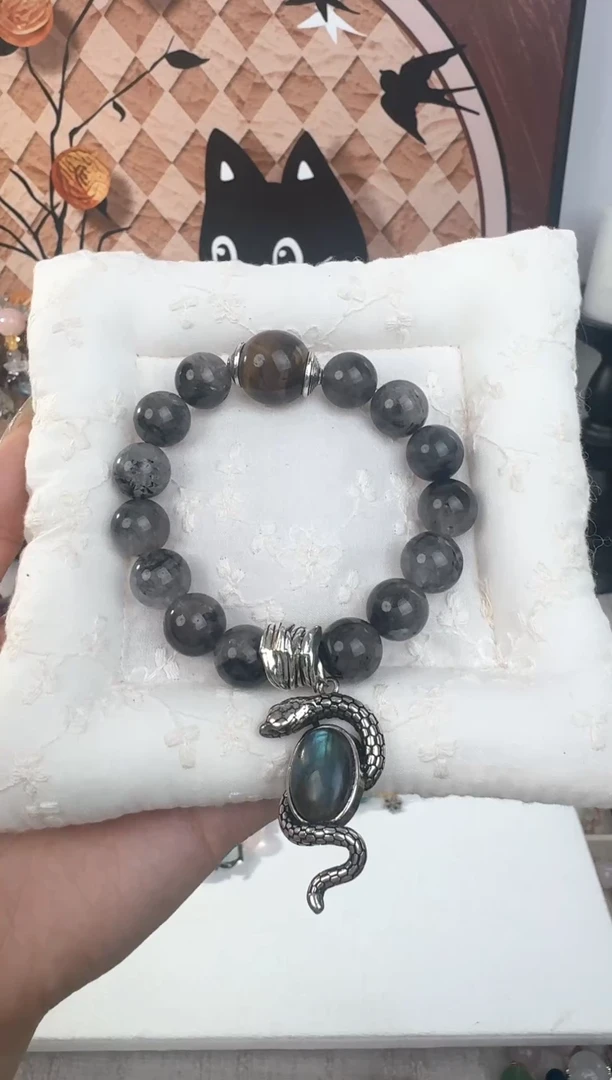 合金手串水晶天然水晶手串diy手串