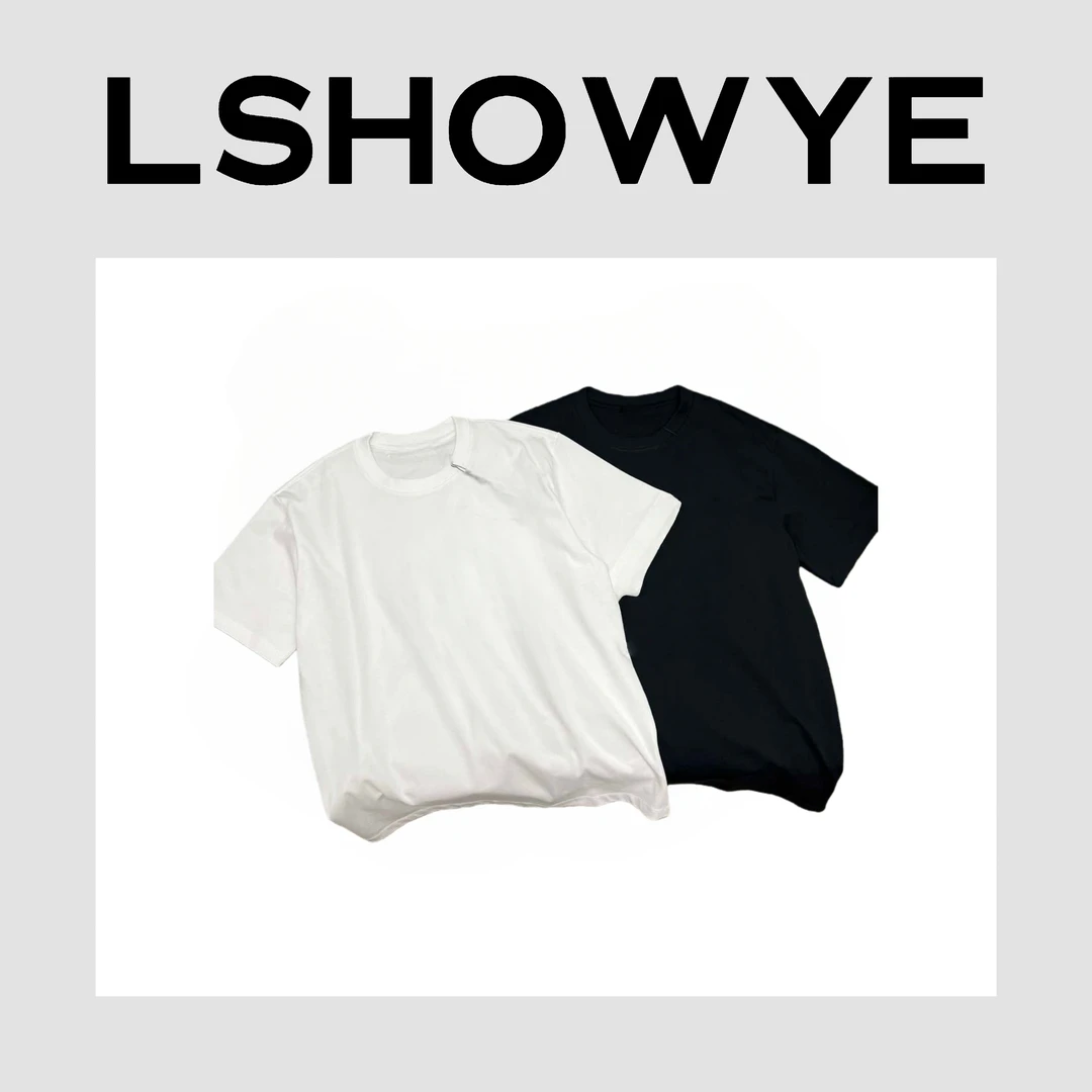 LSHOWYE｜粉格印花马T恤z8087