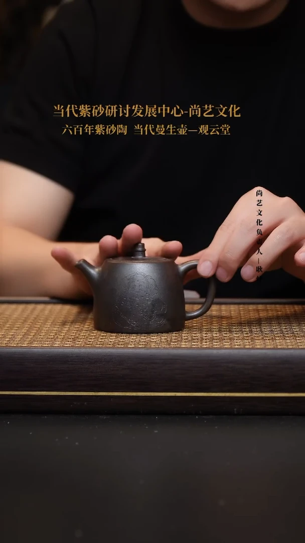 茶壶紫砂宜兴紫砂壶汉铎壶