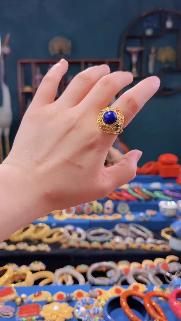 【闪购商品】非遗绝技 花丝镶嵌戒指