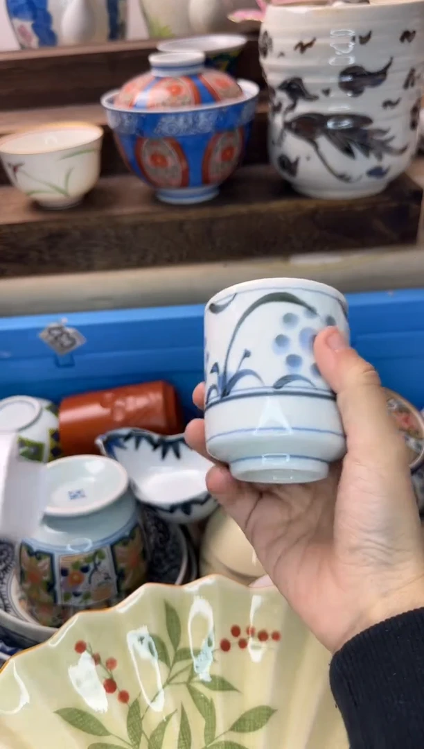 茶杯紫砂用****8524陶艺中古瓷器全场满18米包邮