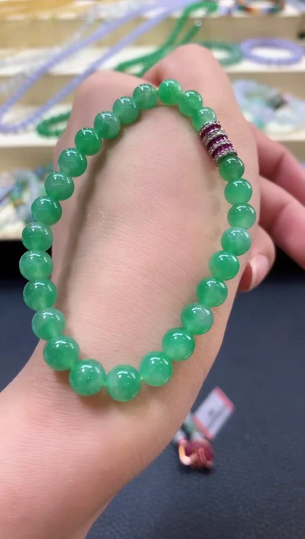 未镶嵌手串翡翠n225