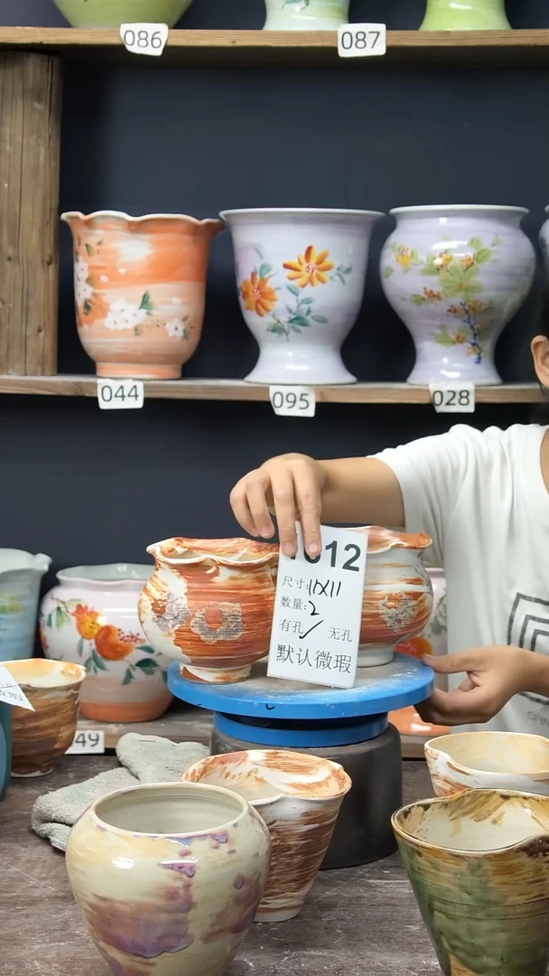 景德镇花盆默认微瑕1612