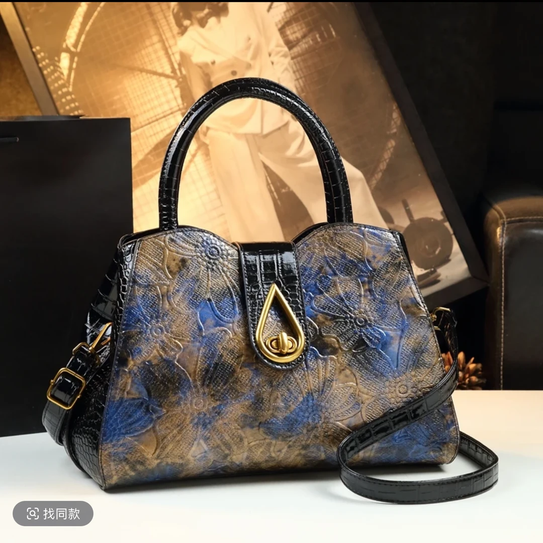 包包时尚百搭女士真皮复古波士顿单肩肩包时尚百搭女士真皮复古