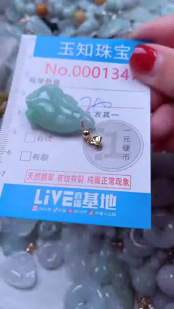 吊坠(不含链)未镶嵌翡翠1347