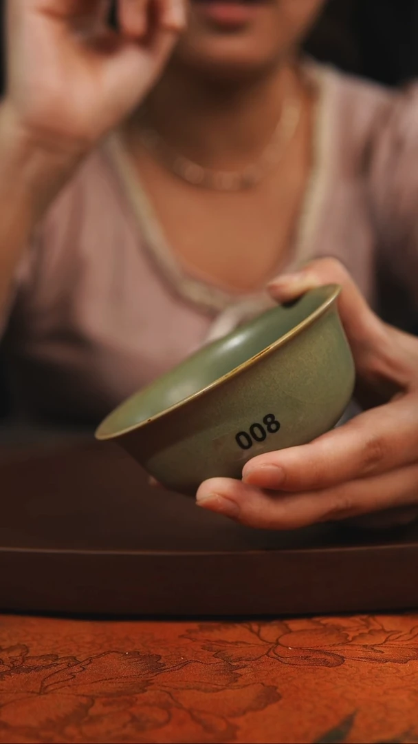 杯子柴烧压手杯体验品008
