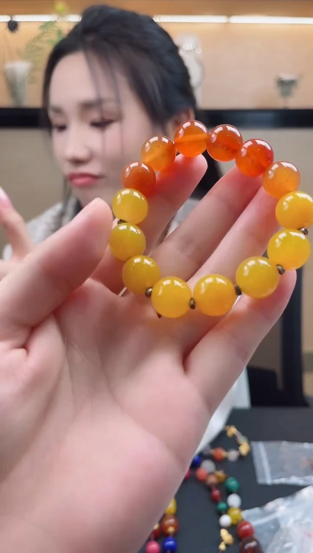 未镶嵌手链玛瑙/玉髓默认微瑕，介意勿拍！
