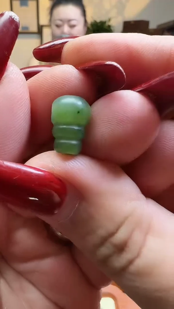 颈饰未镶嵌和田玉碧玉三通