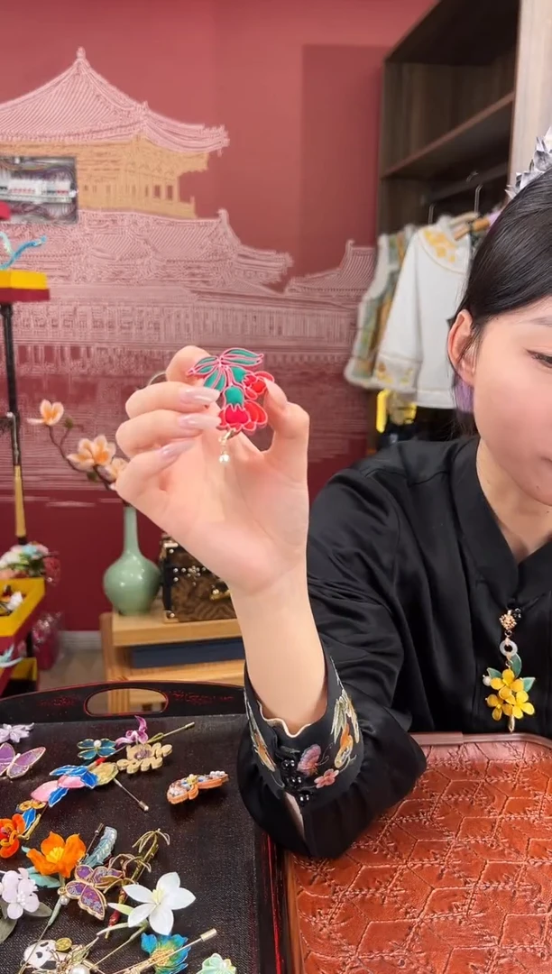 【闪购商品】刺绣苏绣世家非遗手工（胸针
