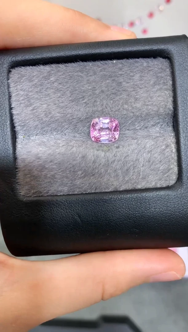 【闪购商品】定制尖晶石裸石未镶嵌枕型 银粉色调 2.59ct