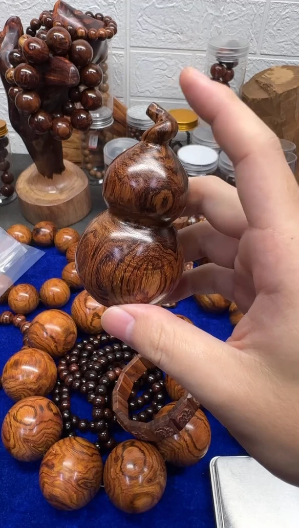 把件黄花梨/降香黄檀正宗海黄葫芦把件