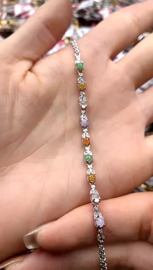 【闪购商品】翡翠戒指银S925镶嵌44444444     2