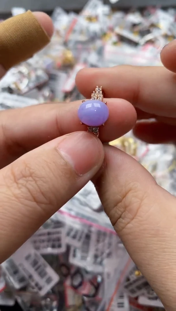 【闪购商品】翡翠戒指银S925镶嵌111111----1