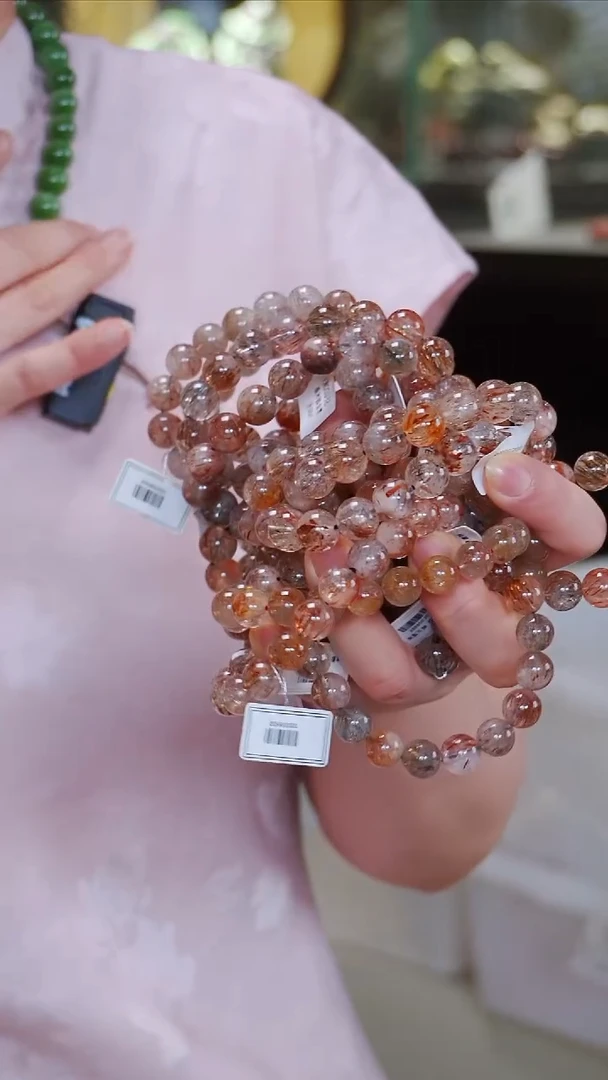 水晶手链未镶嵌21【】多样性发一珠径11