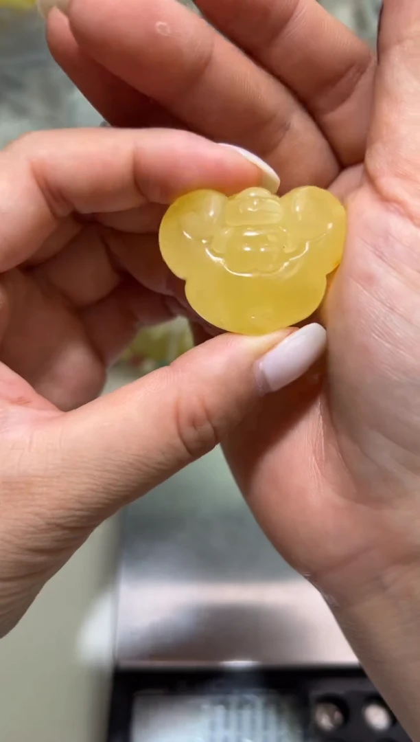 裸石琥珀未镶嵌琥珀蜜蜡吊坠