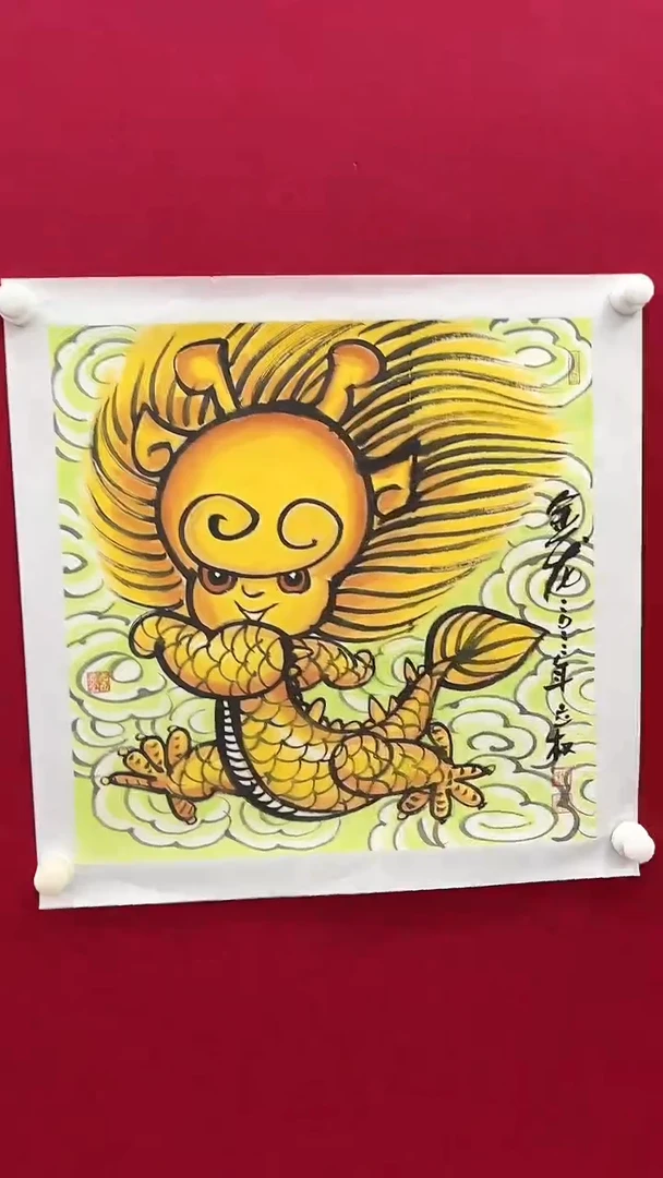 国画仇老师绘画作品 带荣宝斋宁波证书  画芯发