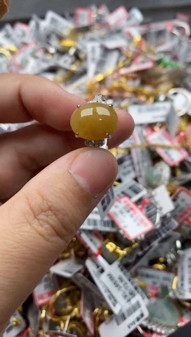 【闪购商品】翡翠戒指银S925镶嵌333333---8