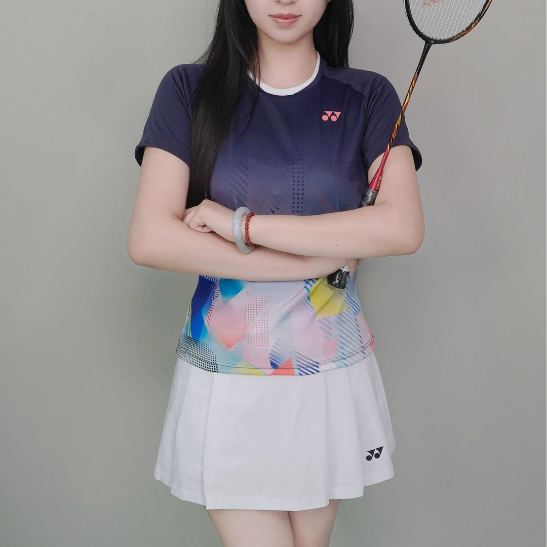 25年新款110155BCR尤尼克斯YY羽毛球服运动服T恤上衣短袖