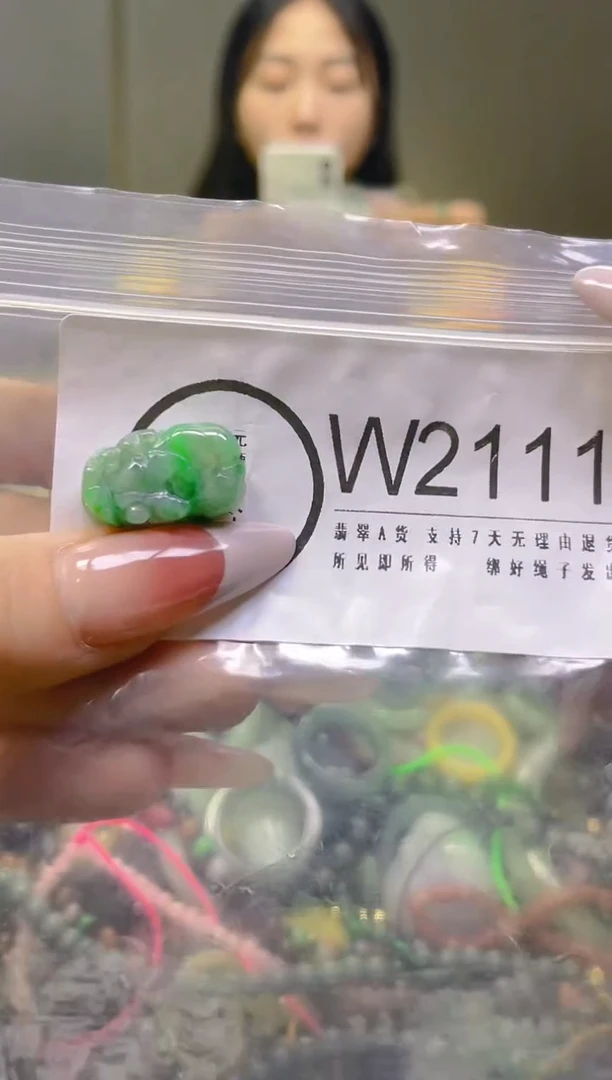 翡翠未镶嵌颈饰/S/翡翠A货一图一物