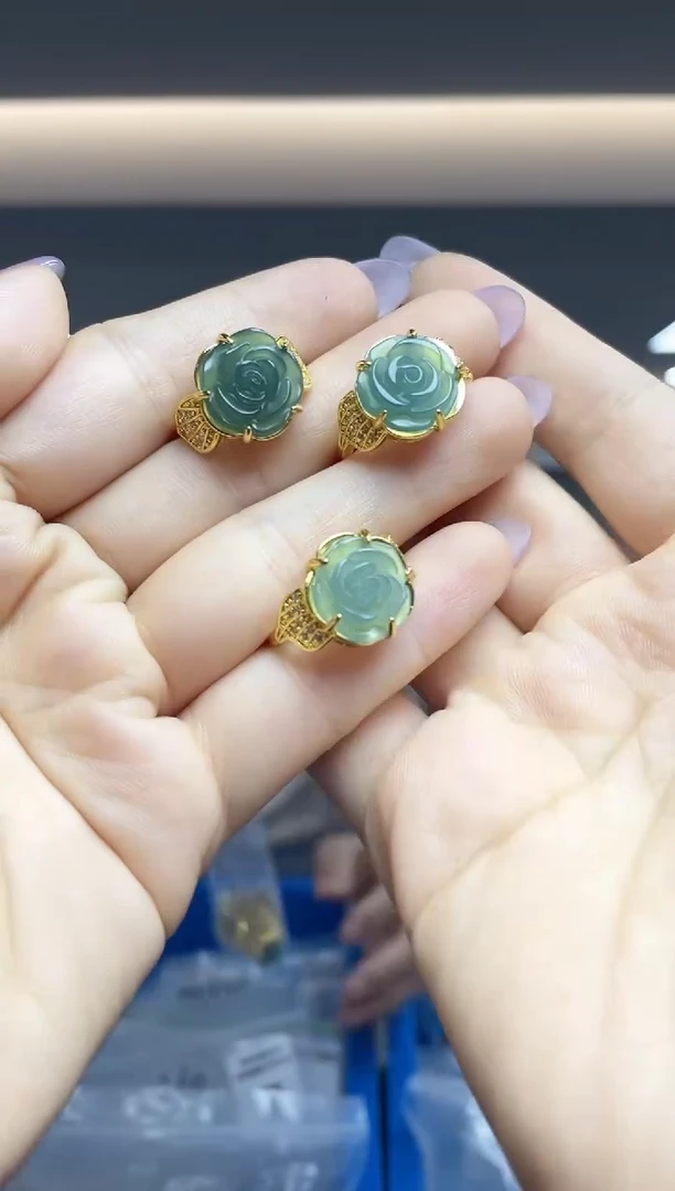 翡翠戒指未镶嵌（多样性发一件）