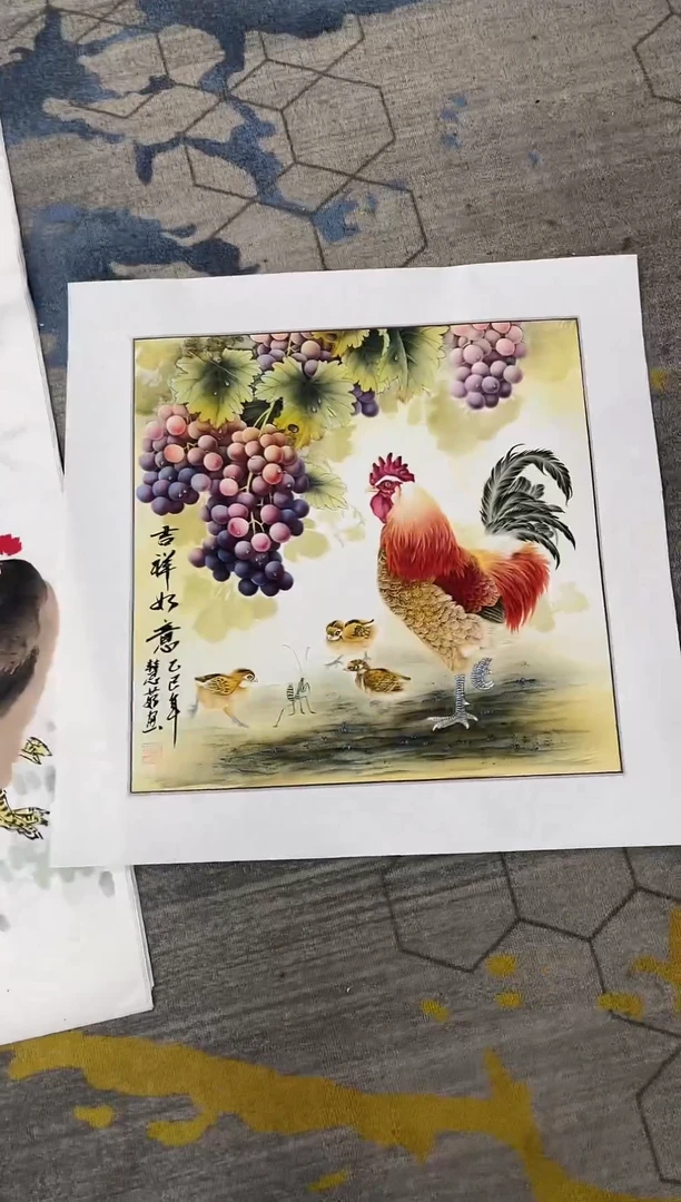 真人名画手工制作