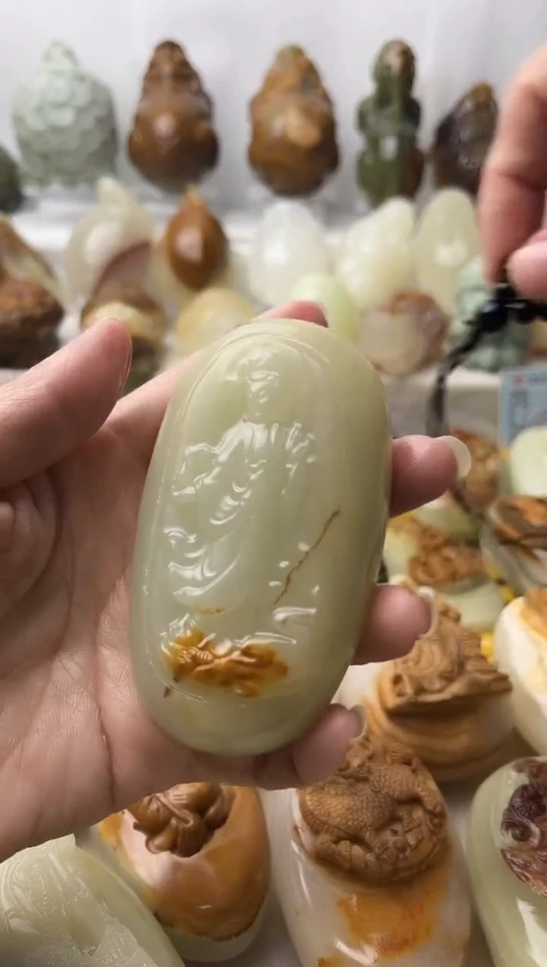 石材古青石棉纹正常不退换观音