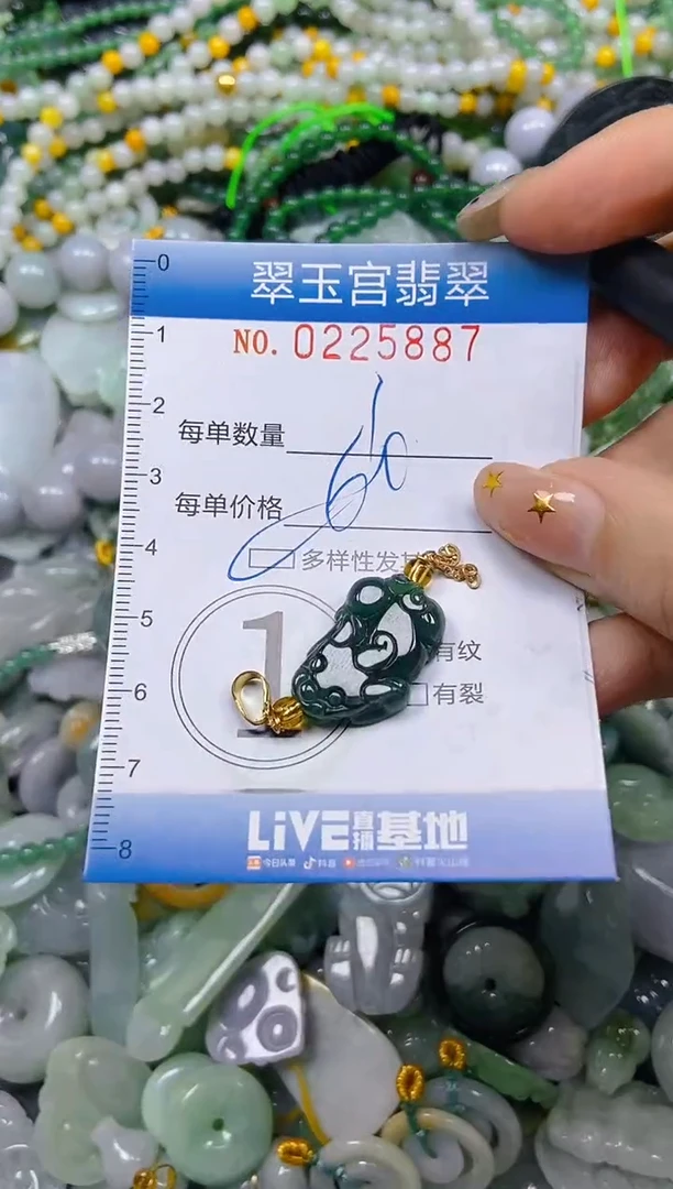 颈饰未镶嵌翡翠闪购C0225887多样性发其一