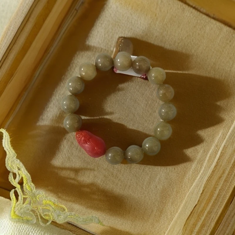 新疆且末金山矿老料手串9810