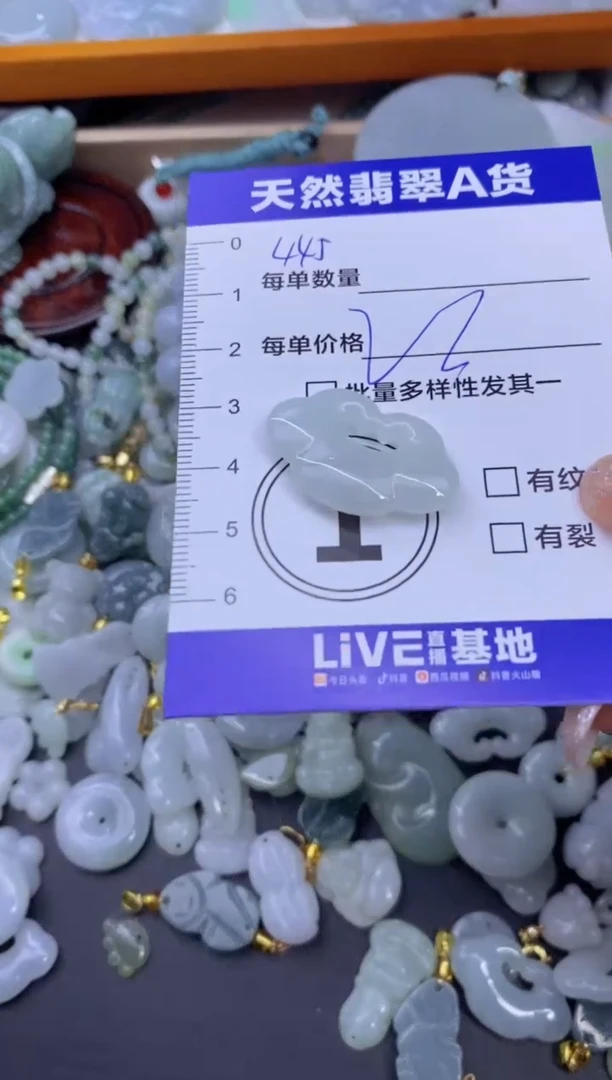 颈饰未镶嵌翡翠天然翡翠A货批量多样性发一件
