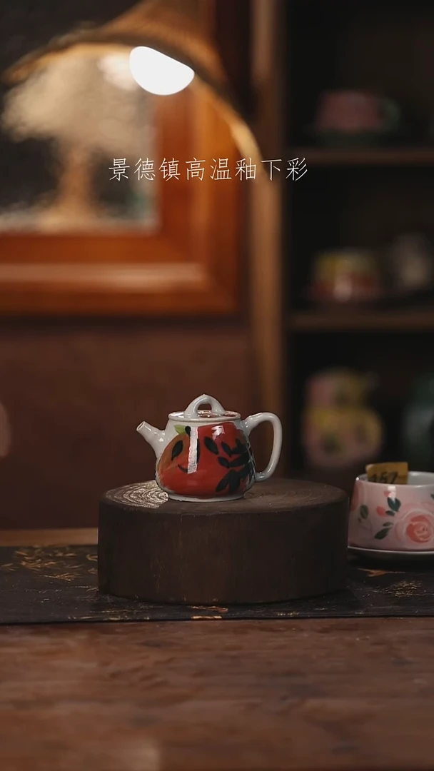 陶瓷景德镇高温釉下手绘陶瓷520