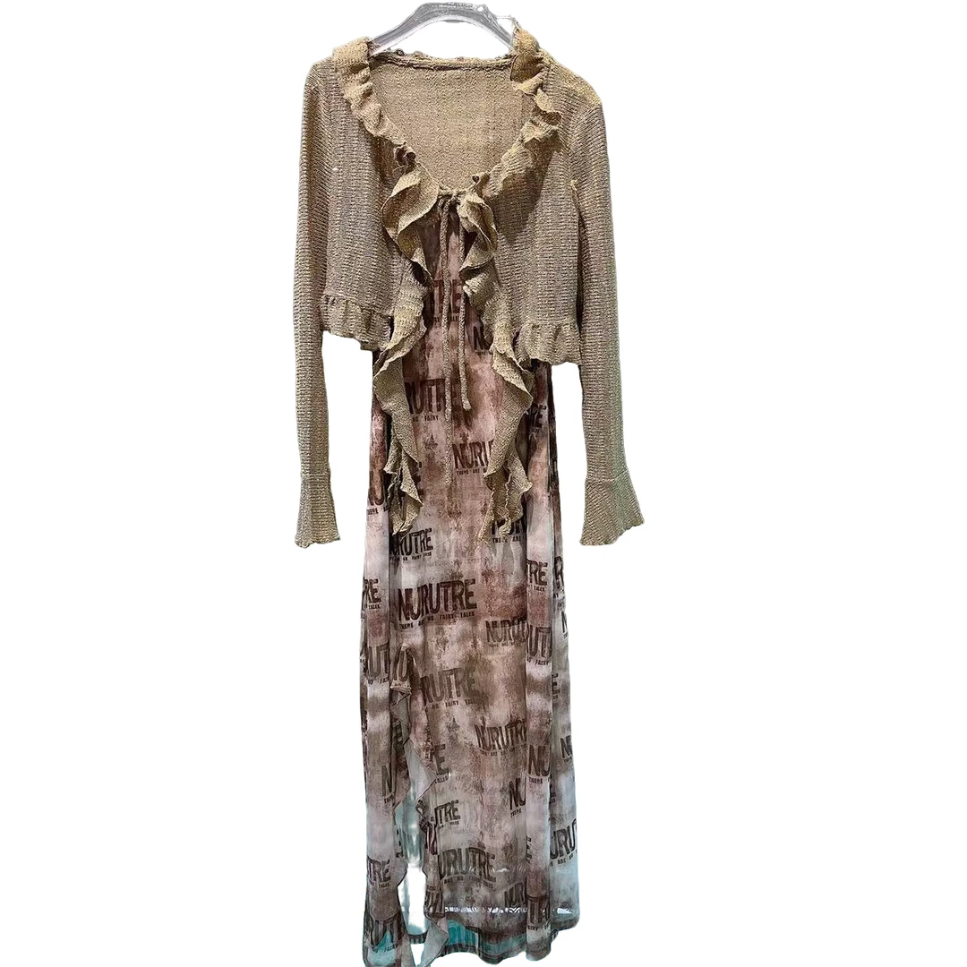 【小依专享】L1F38157B时尚秋冬夏季气质连衣裙百搭-8157