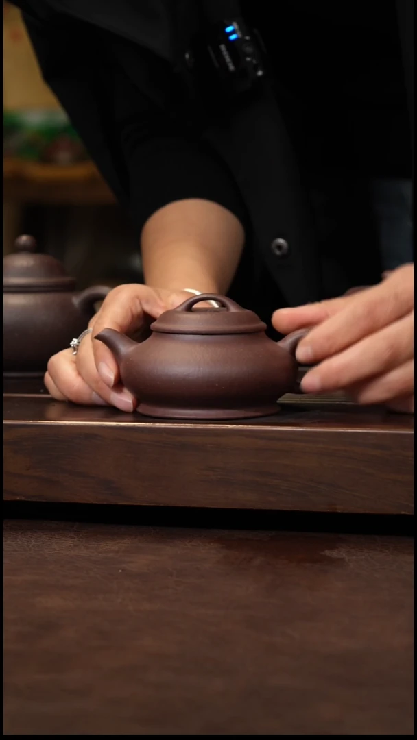 【闪购商品】茶壶紫砂16目天青紫砂壶150cc左右