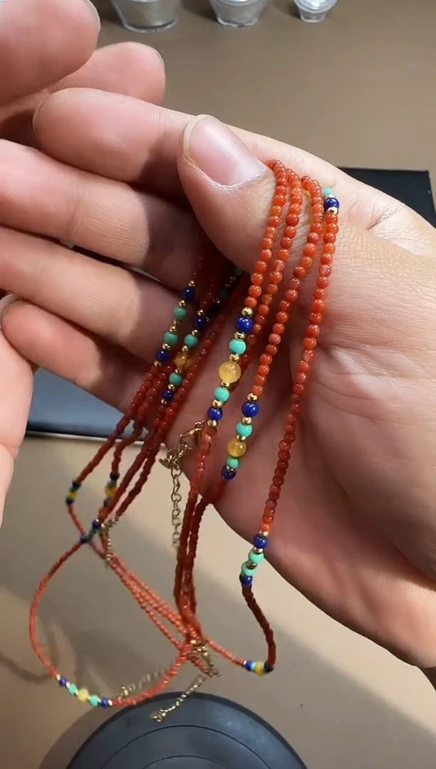 颈饰银S925镶嵌南红玛瑙xyz117多样性发其一