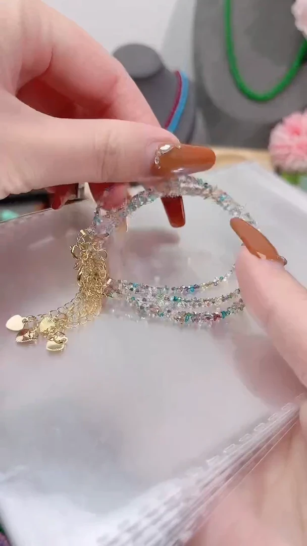 银S925镶嵌手链钻石彩99