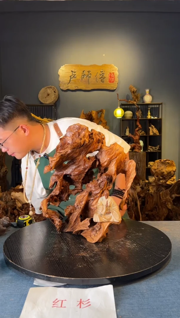 木卢师傅根艺作品（不包含人物摆件）
