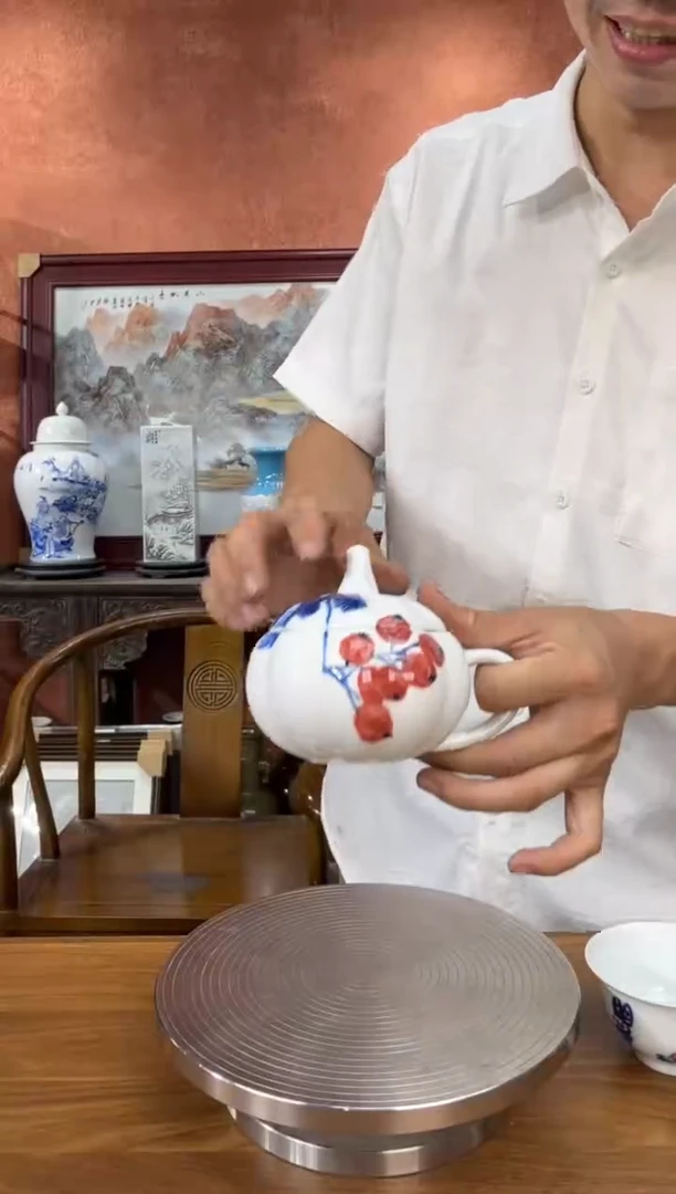 吴义松陶盟手工手绘陶瓷编码：