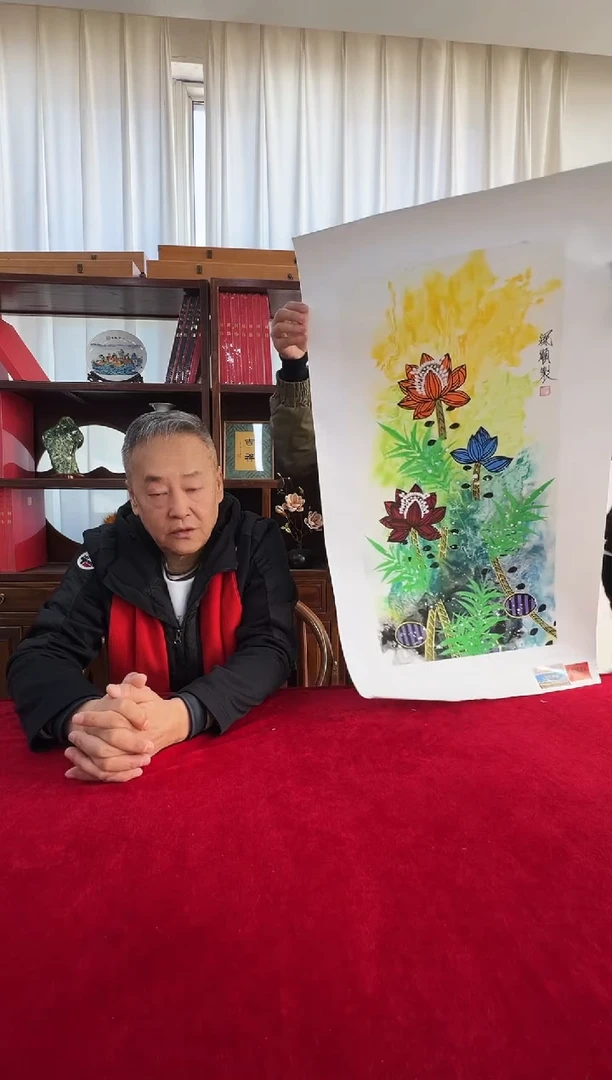 国画杨风顺老师2平尺作品