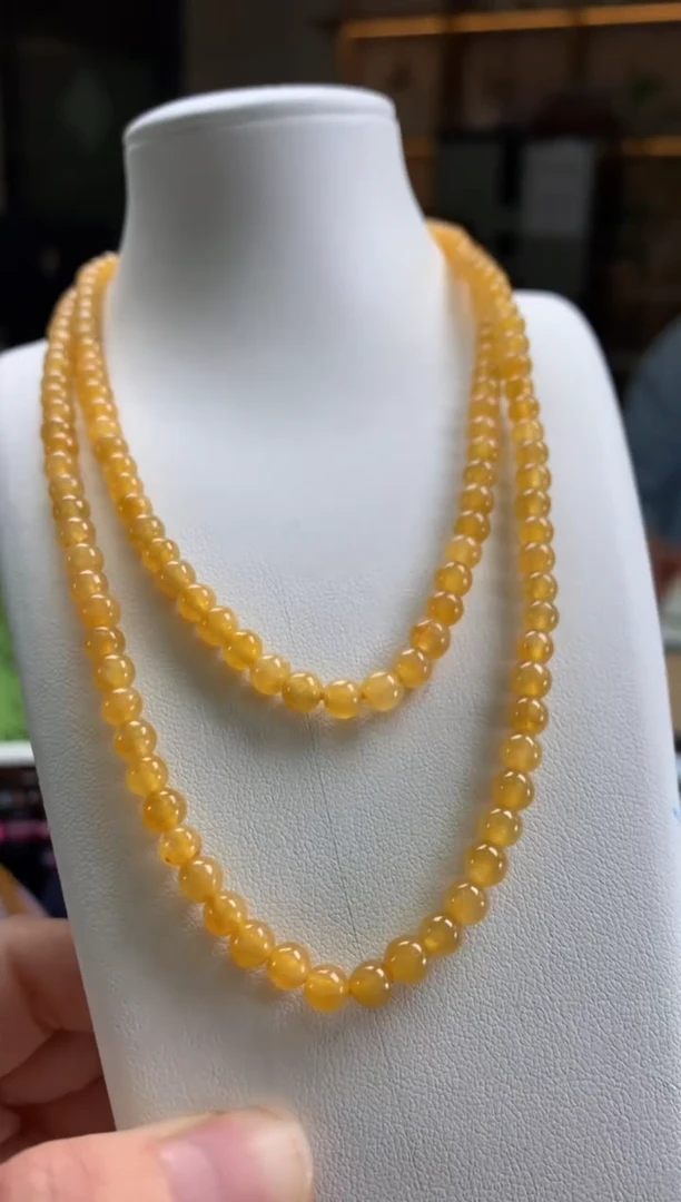 【闪购商品】定制翡翠未镶嵌珠串-91426