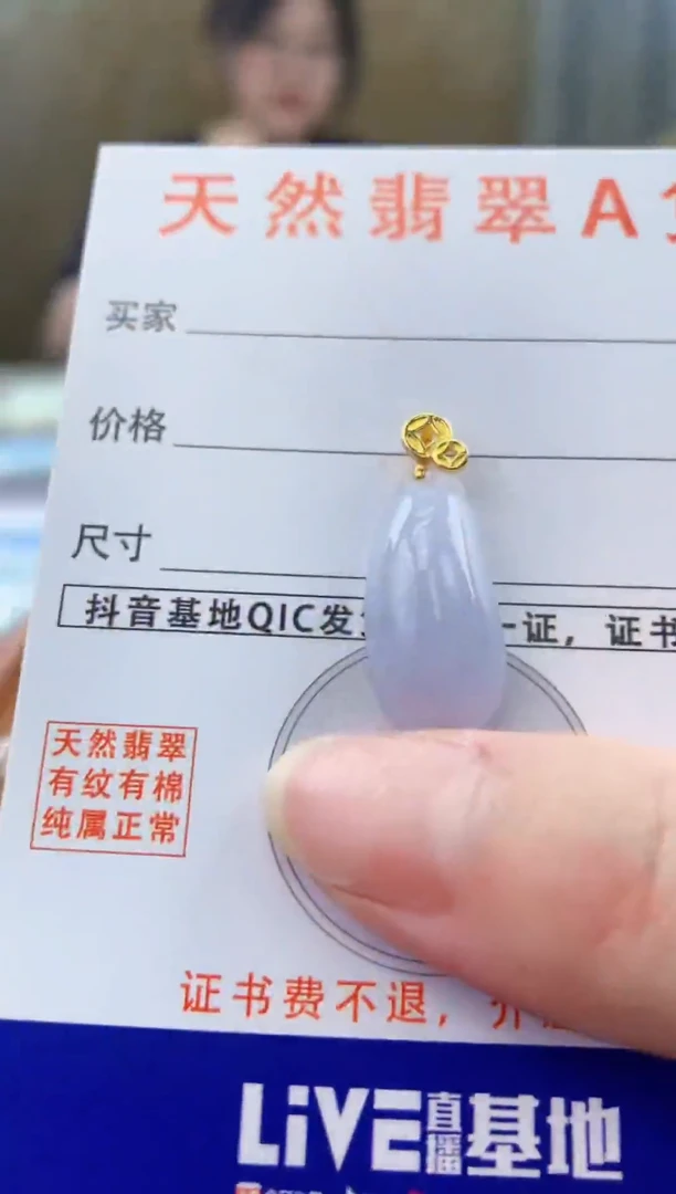 颈饰未镶嵌翡翠天然A货翡翠挂件