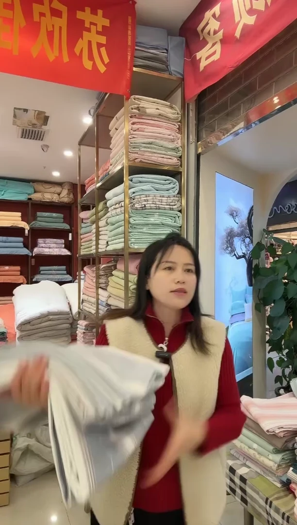 棉粗布床单2.5米灰条纹
