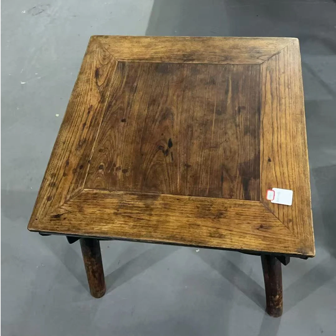 榆木古典方桌家用