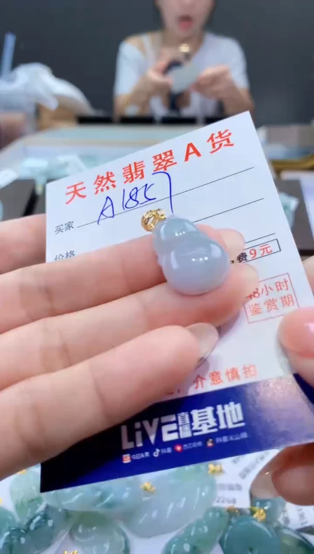 颈饰未镶嵌翡翠天然翡翠A货挂件